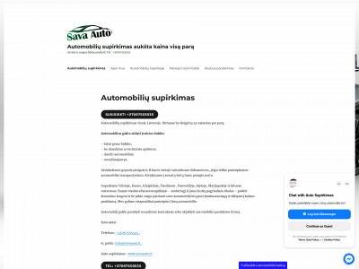 savaauto.lt snapshot