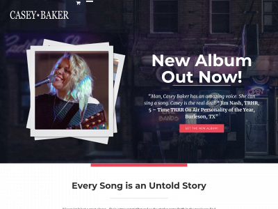 caseybakermusic.com snapshot