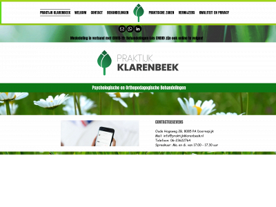 praktijkklarenbeek.nl snapshot