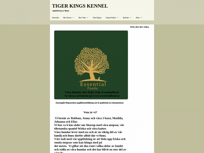 tigerkingskennel.se snapshot