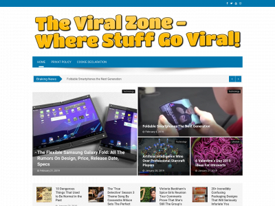 theviralzone.com snapshot