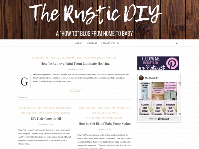 therusticdiy.com snapshot