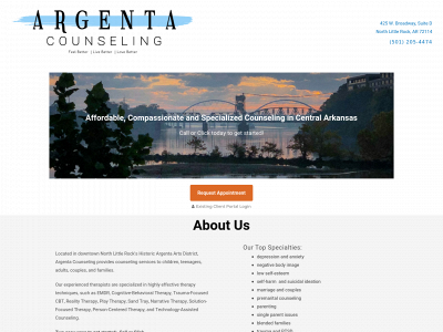 argentacounseling.com snapshot