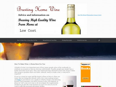 brewinghomewine.com snapshot