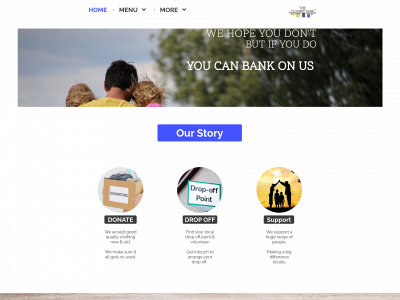 theclothingbank.org.uk snapshot
