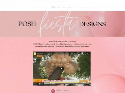 www.poshfiestadesigns.com snapshot