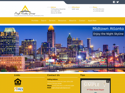 pughrealtygroupllc.com snapshot