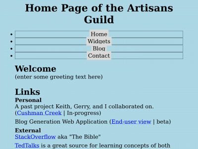 artisansguild.tech snapshot