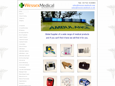 wessex-medical.com snapshot