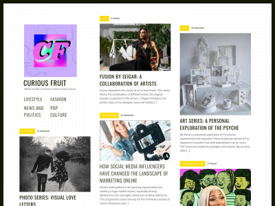 curiousfruitmag.com snapshot