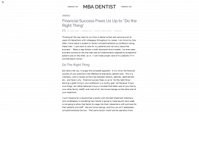 mbadentist.com snapshot