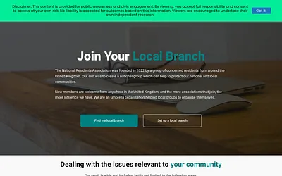 nationalresidentsassociation.co.uk snapshot