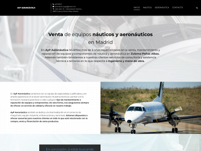 www.aeronauticaayp.es snapshot