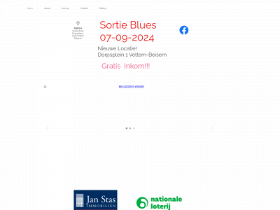 sortieblues.be snapshot