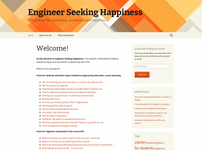 engineerseekinghappiness.com snapshot