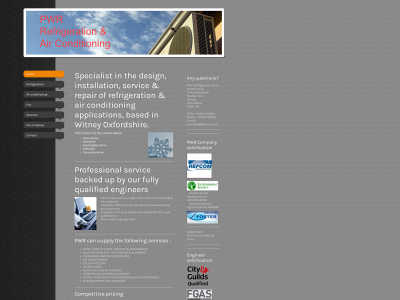 pwr-refrigeration-aircon.co.uk snapshot