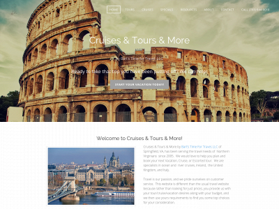www.cruisesandtoursandmore.com snapshot
