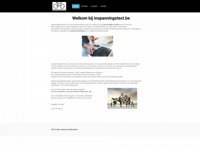 inspanningstest.be snapshot