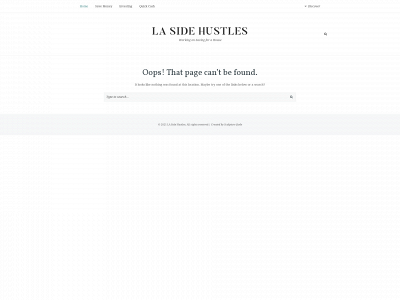 lasidehustles.com snapshot