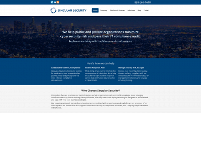 www.singularsecurity.com snapshot