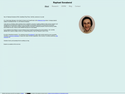 raphaelsonabend.co.uk snapshot