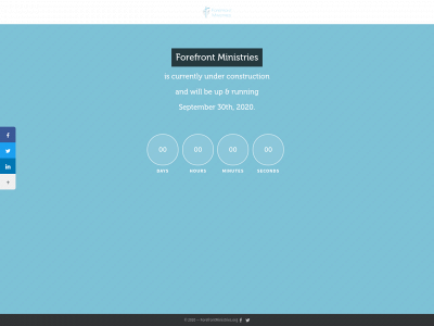 forefrontministries.org snapshot
