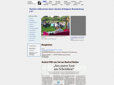 literaturkollegium.de snapshot