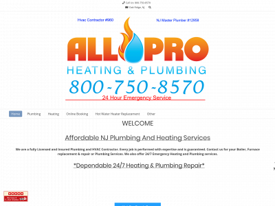 allproheat.com snapshot