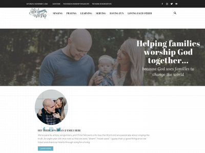 thewordinworshipblog.com snapshot