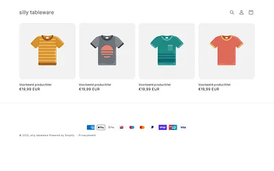 sillytableware.com snapshot