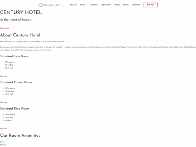 centuryhotel-spn.com snapshot
