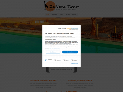 zanamtours.de snapshot