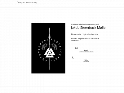 gungnir-tattoo.dk snapshot