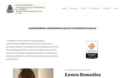 psicologalauragonzalez.es snapshot