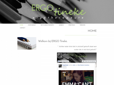 ergotineke.be snapshot