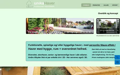 unikahaver.dk snapshot
