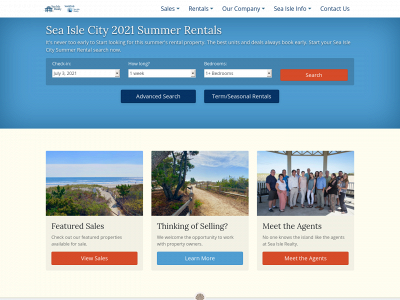 seaislerealty.com snapshot