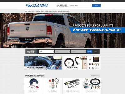 www.glacierdieselpower.com snapshot