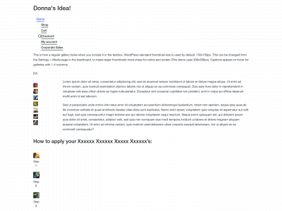 donnasidea.com snapshot