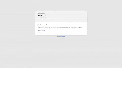theforgottenlegacy.org snapshot