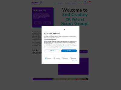 2ndcradleyscoutgroup.co.uk snapshot