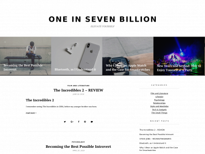 oneinsevenbillion.net snapshot