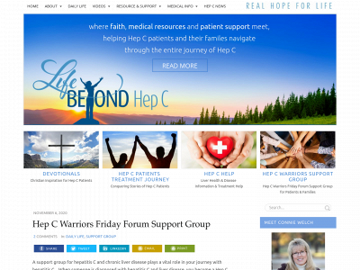 lifebeyondhepatitisc.com snapshot