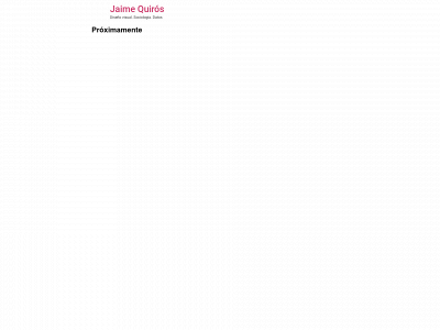 jaimequiros.com snapshot