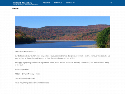 misnermasonry.com snapshot