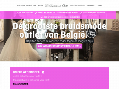 bruidsmodeoutlet.be snapshot