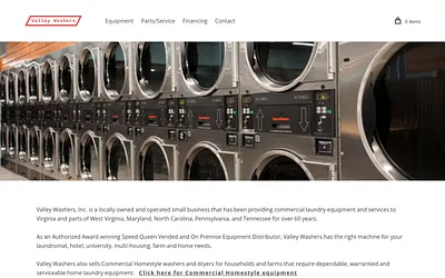 valleywashers.com snapshot