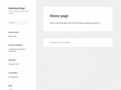 informalvinyl.com snapshot