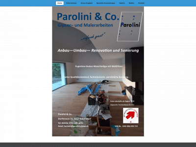 www.parolini-gipser.ch snapshot