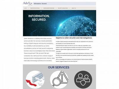 adsecsolutions.com snapshot